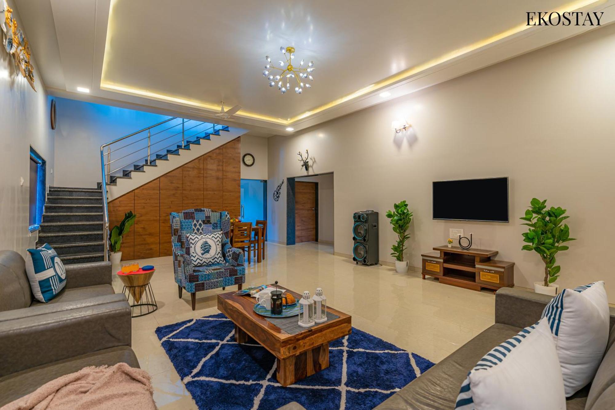 Ekostay Gold Palm Estate I Cricket Turf I Rain Dance I 2 Acre Property 卡尔贾特 外观 照片