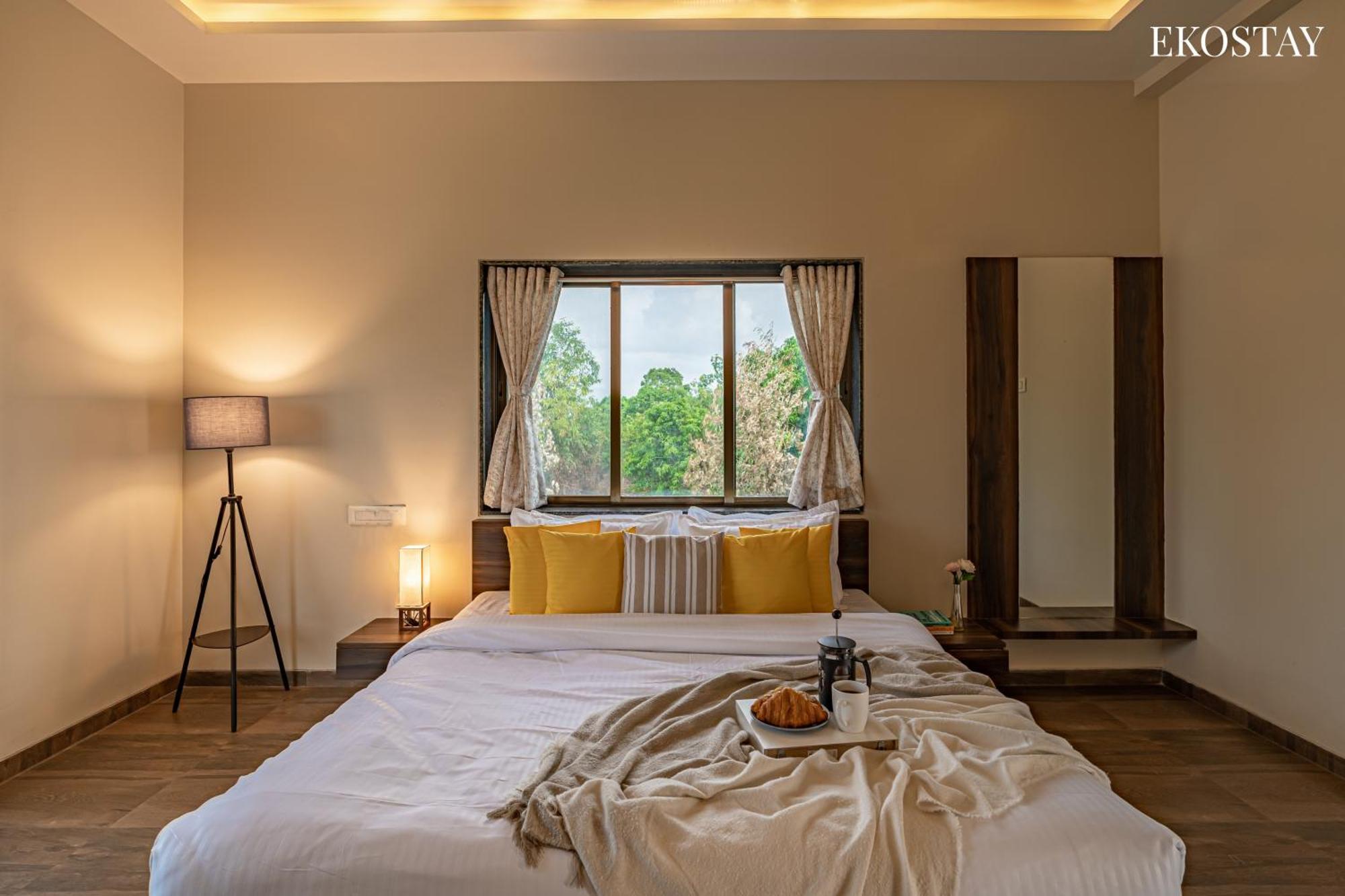 Ekostay Gold Palm Estate I Cricket Turf I Rain Dance I 2 Acre Property 卡尔贾特 外观 照片
