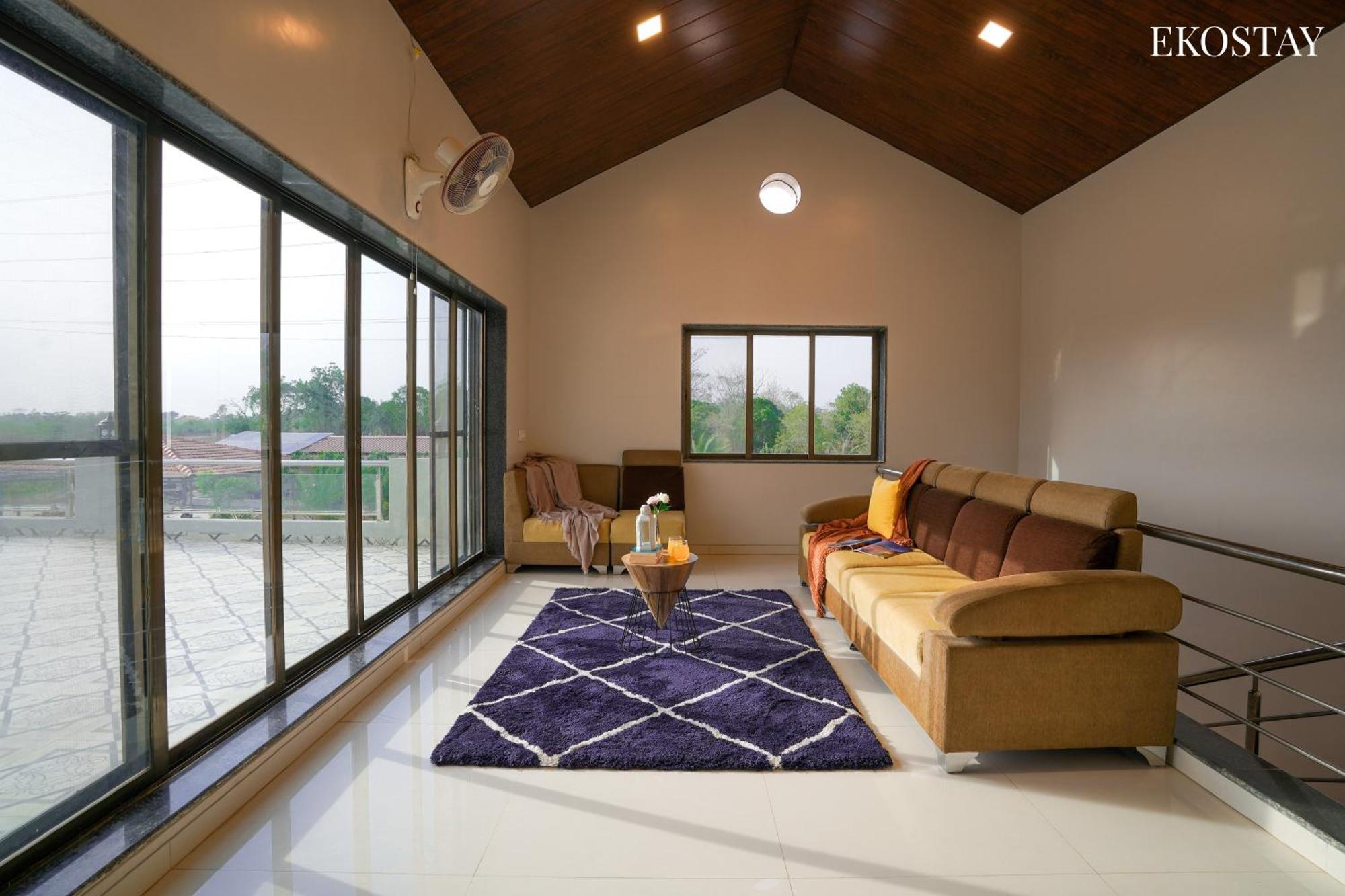 Ekostay Gold Palm Estate I Cricket Turf I Rain Dance I 2 Acre Property 卡尔贾特 外观 照片