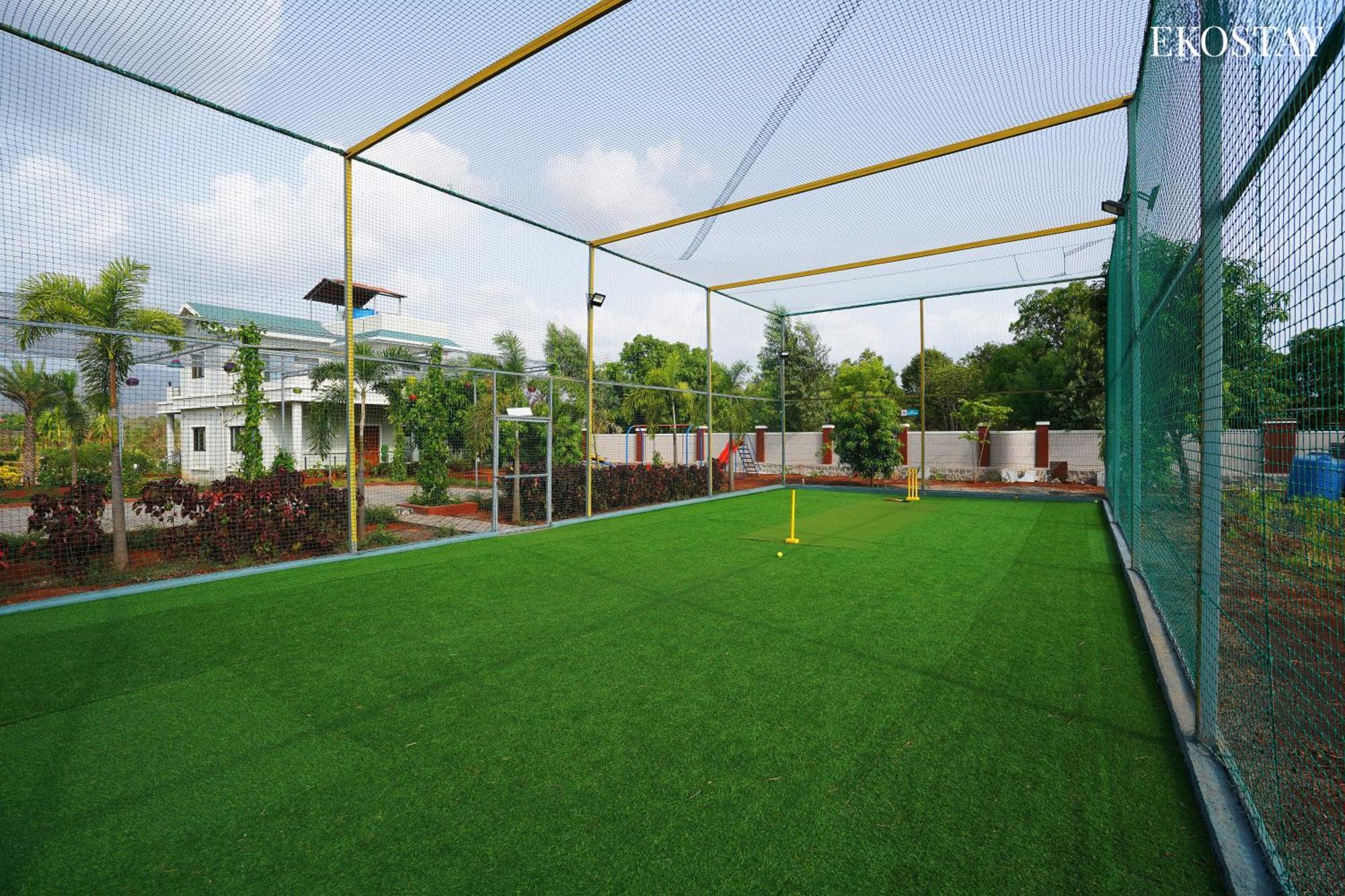 Ekostay Gold Palm Estate I Cricket Turf I Rain Dance I 2 Acre Property 卡尔贾特 外观 照片